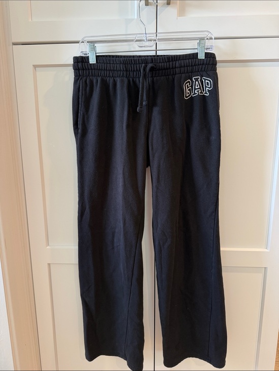 GAP Pants - GAP Black Jogger Sweatpants with White Logo